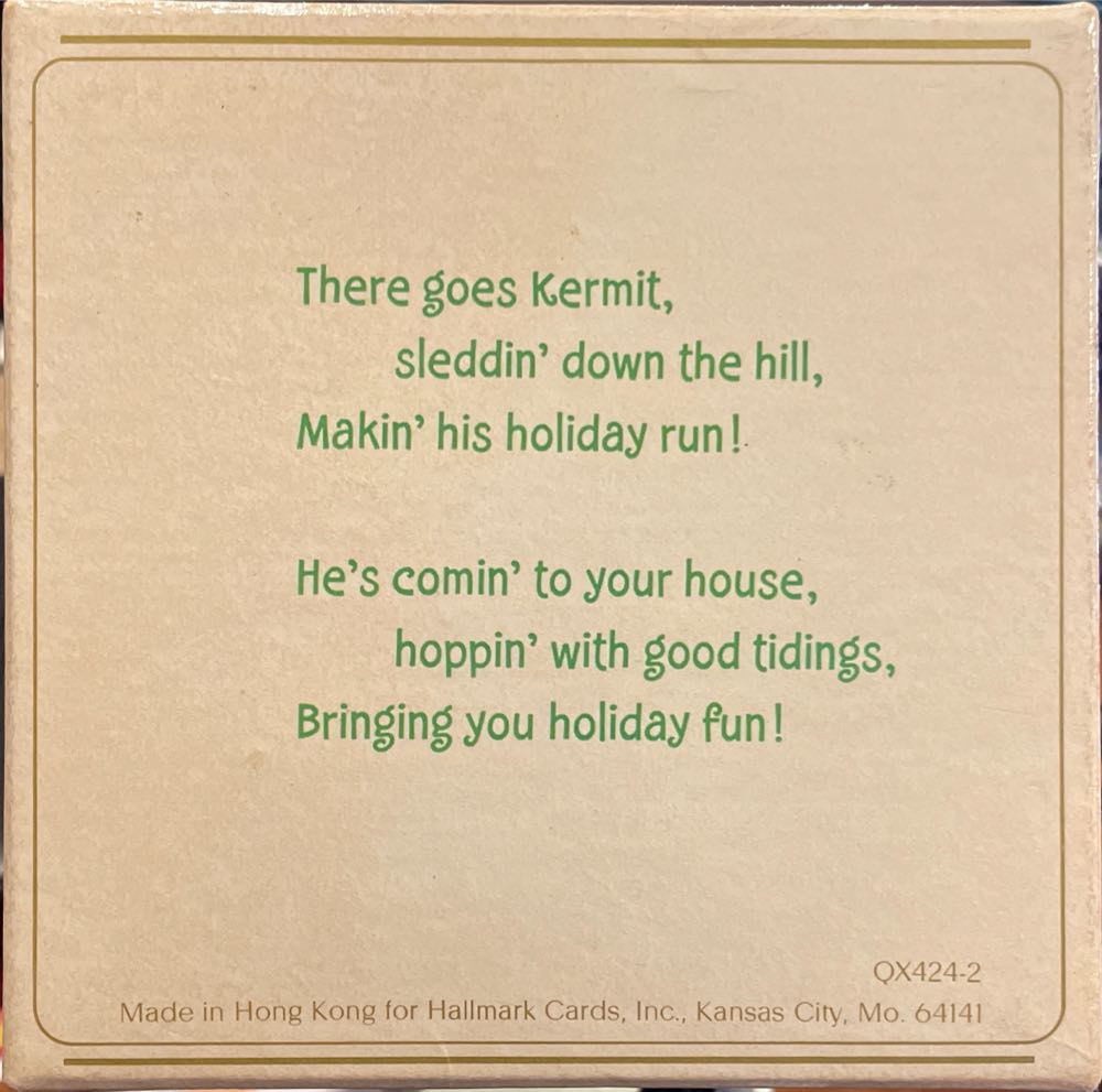 Kermit The Frog - Jim Henson’s Muppets (The Muppets) ornament collectible - Main Image 2