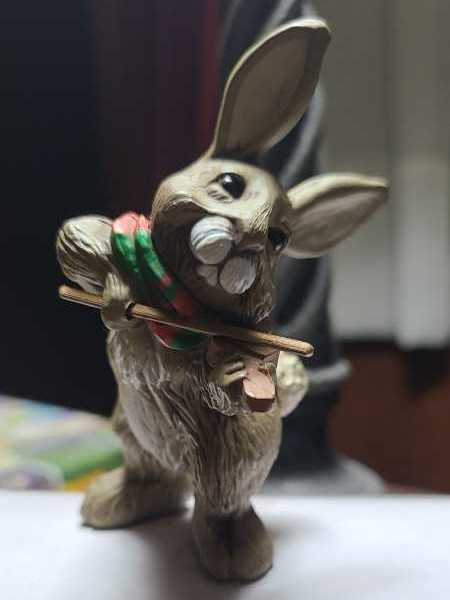 The Friendly Fiddler  - Keepsake Ornament (Rabbit, Music, Fiddle) ornament collectible - Main Image 2