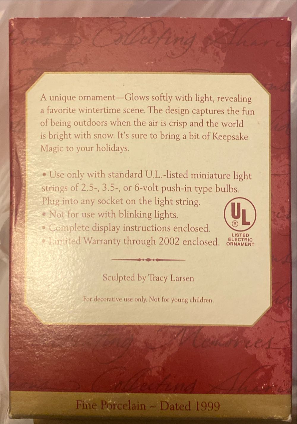 Let It Snow! - Snowman (Magic Light) ornament collectible [Barcode 015012479546] - Main Image 2