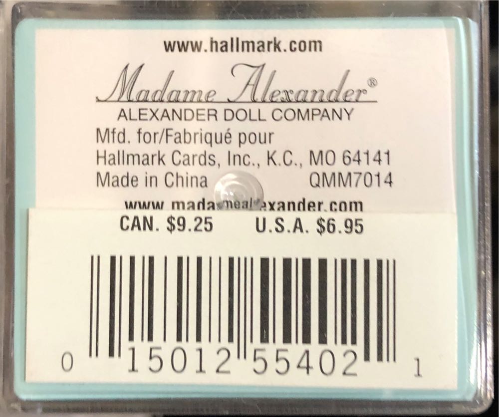 MMA Mary Had A Little Lamb - 1996 - Miniature Madame Alexander (Madame Alexander) ornament collectible [Barcode 015012554021] - Main Image 3