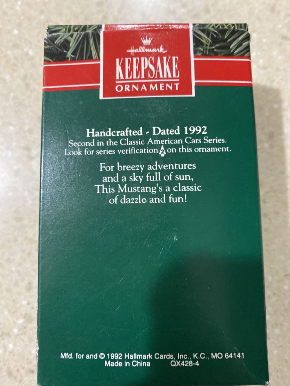 1966 Mustang - Classic American Cars (Collectible Series) ornament collectible [Barcode 070000027482] - Main Image 2