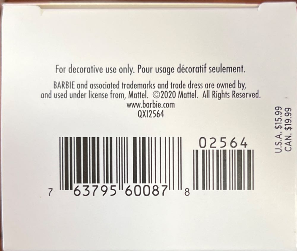 Gymnast Barbie - Barbie (Movies) ornament collectible [Barcode 763795600878] - Main Image 3