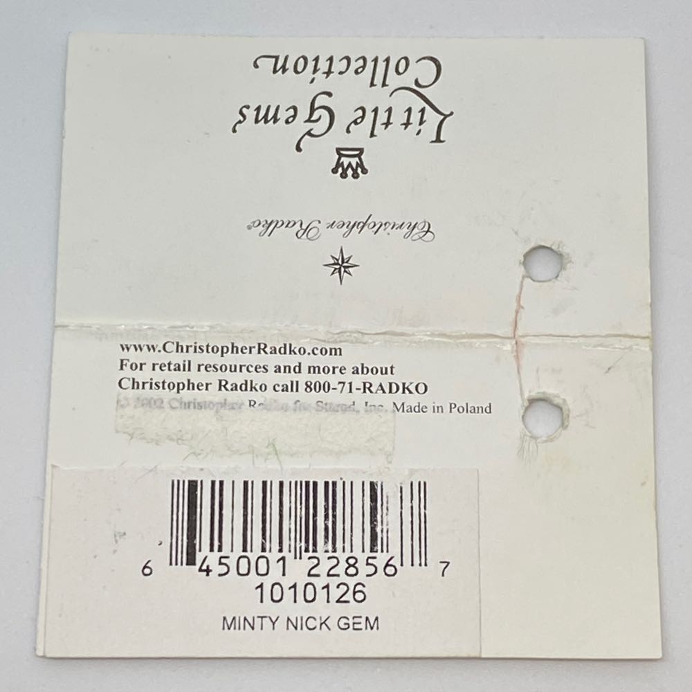 Minty Nick Gem  ornament collectible - Main Image 4