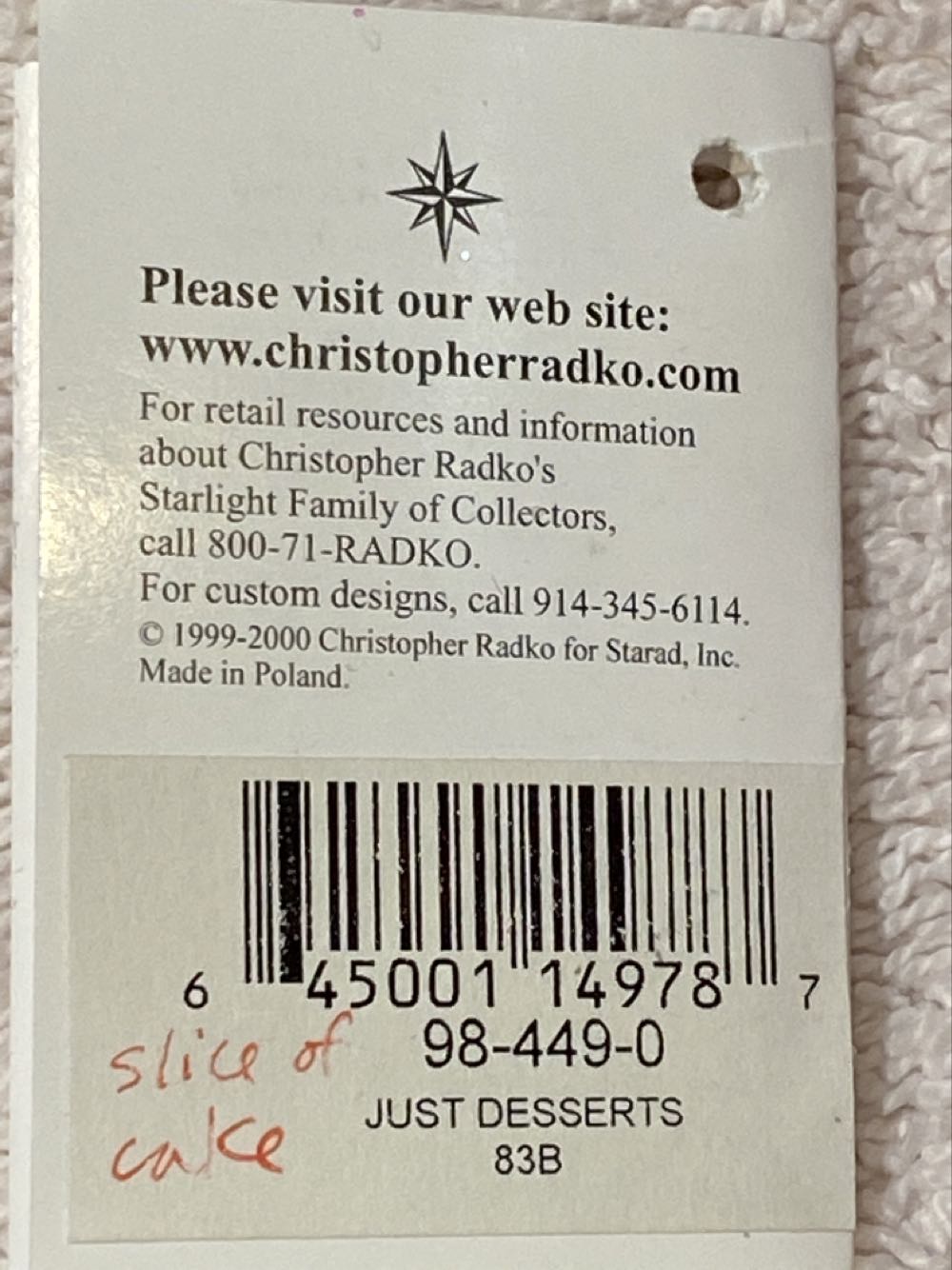 Just Desserts  ornament collectible - Main Image 4