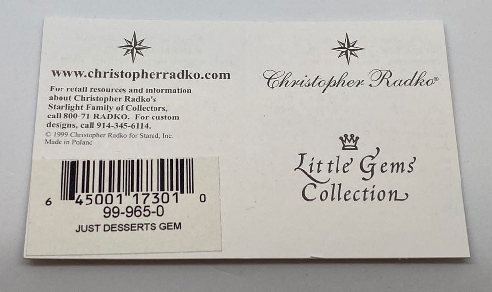 Just Desserts Gem  ornament collectible - Main Image 4