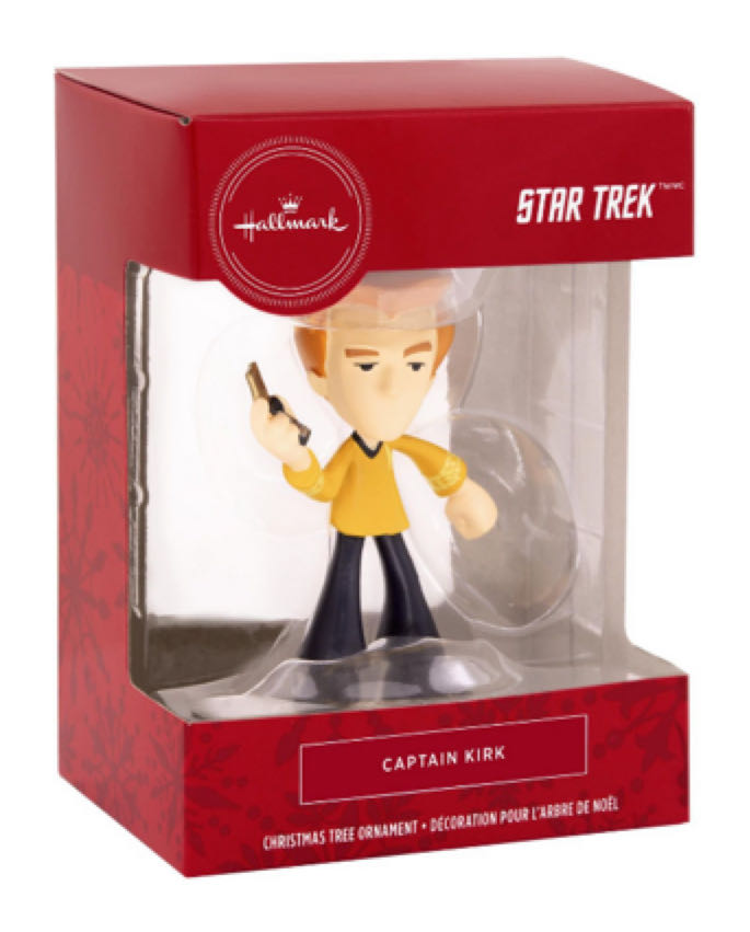 Hallmark Star Trek Kirk Christmas Red Box Nib - Movies (Star Trek) ornament collectible [Barcode 763795436897] - Main Image 2