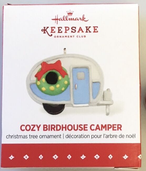 Cozy Birdhouse Camper Repaint  (Camping) ornament collectible - Main Image 1