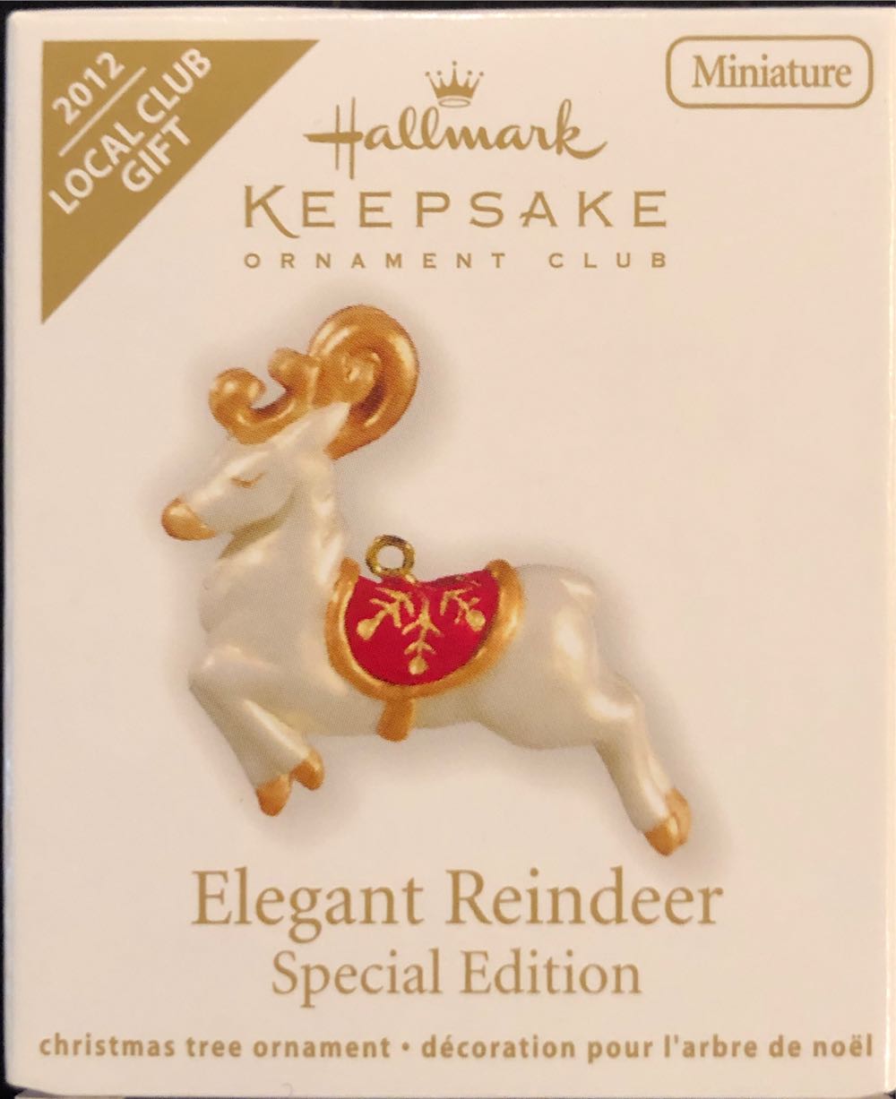 Elegant Reindeer  (Limited Edition) ornament collectible - Main Image 2