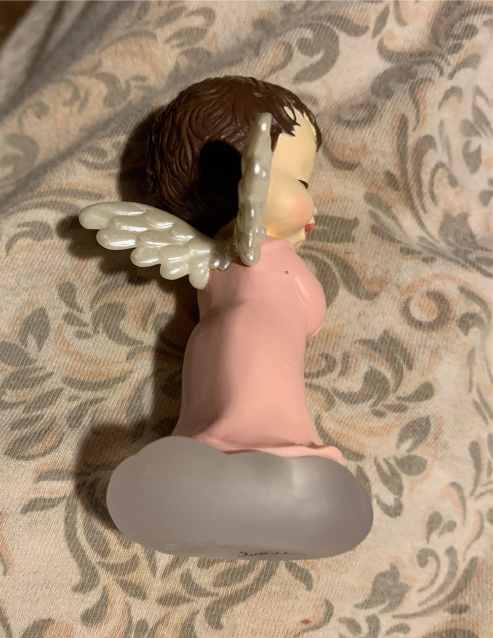 Hallmark Keepsake. Christmas. Mary’s Angels. 1990. 3rd In Series. Rosebud. - Mary’s Angels (3rd In Series: Rosebud) ornament collectible [Barcode 070000027406] - Main Image 4