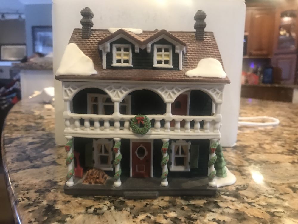 Captain’s Cottage - New England Village Series (Christmas) ornament collectible - Main Image 2