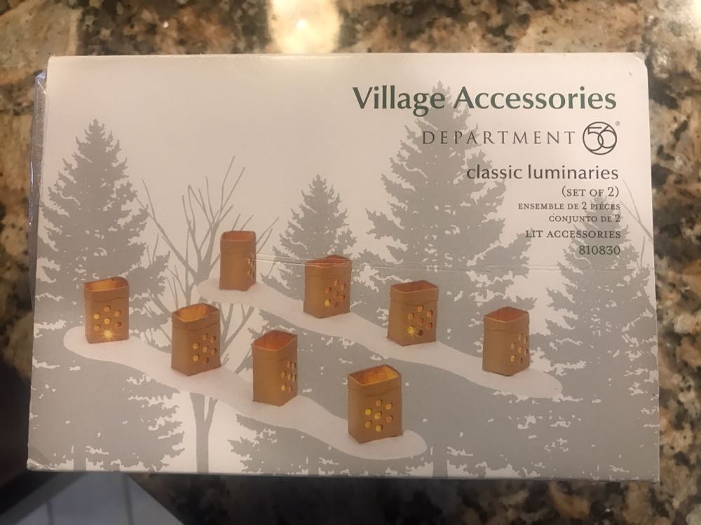 Classic Luminaries - Village Accessories (Christmas) ornament collectible [Barcode 734409521537] - Main Image 2