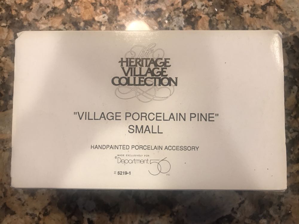 Village Porcelain Pine - Small - Heritage Village Collection (Christmas) ornament collectible - Main Image 2