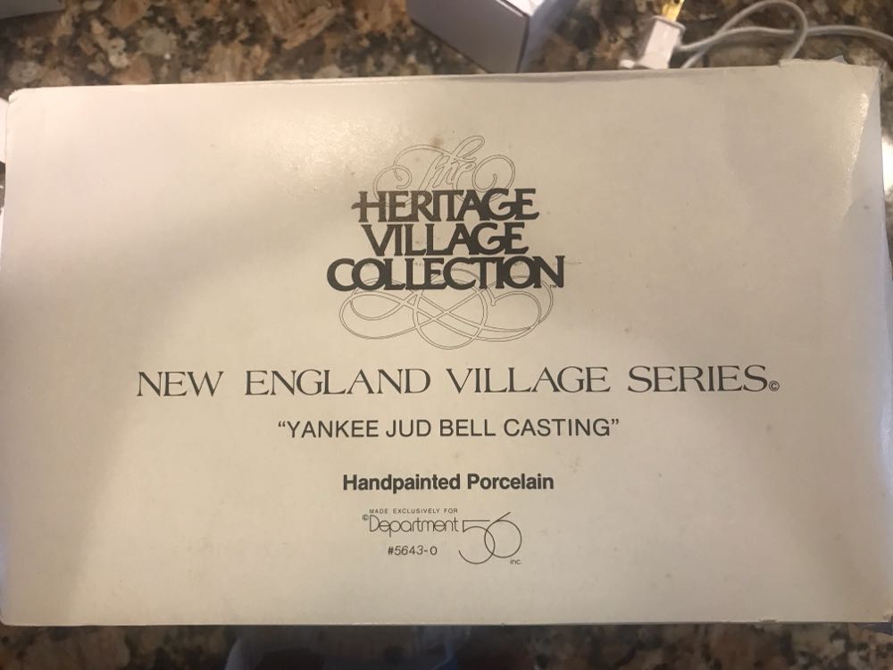 Yankee Jud Bell Casting - New England Village Series (Christmas) ornament collectible - Main Image 2