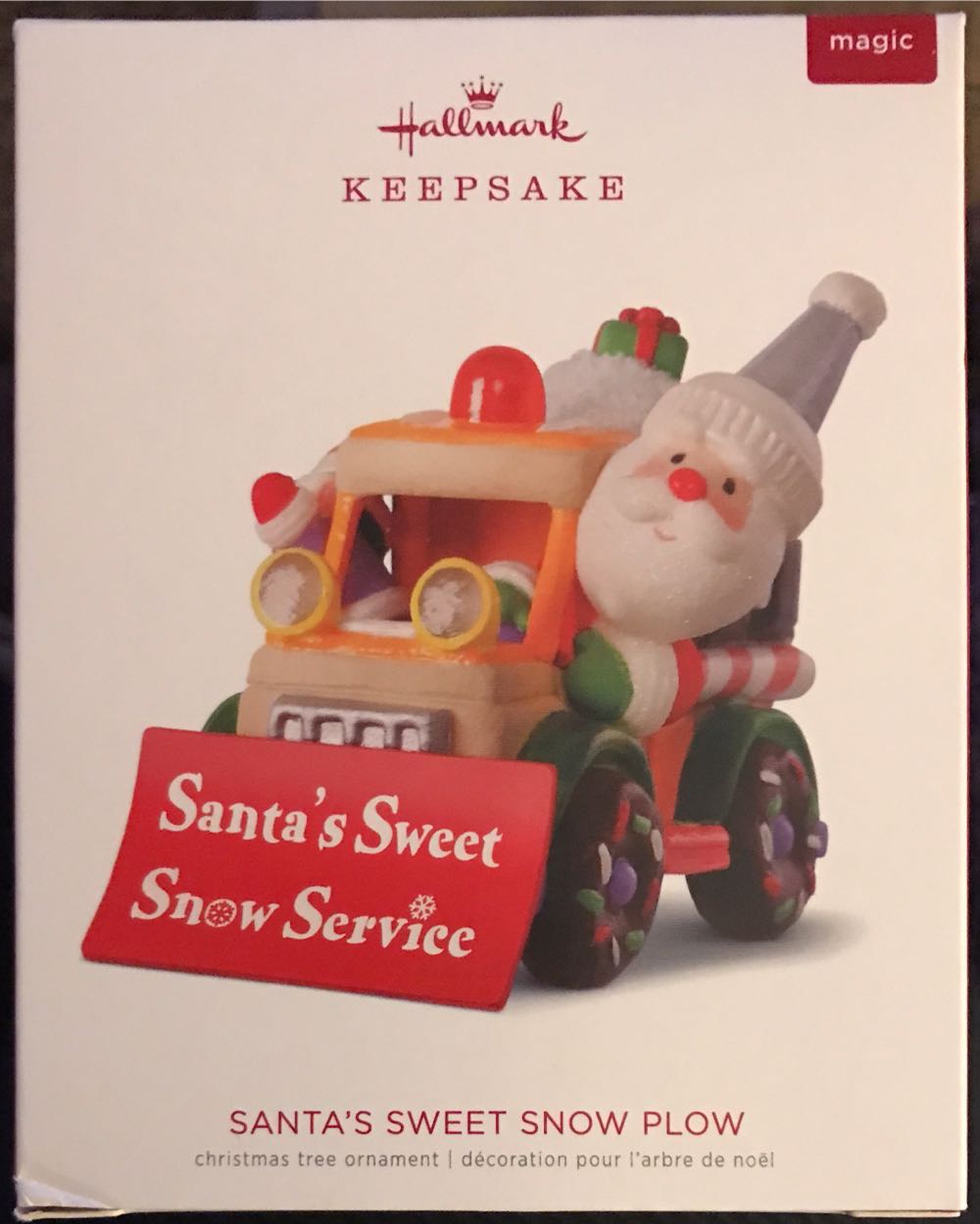 Santa’s Sweet Ride - 2018 - Compliment - Santa’s Sweet Snow Plow - Santa’s Sweet Ride (Collectible Series - Compliment) ornament collectible [Barcode 763795296866] - Main Image 2