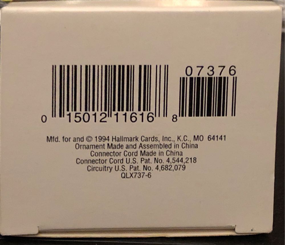 Lighthouse Greetings Compliment Candy Cane Lookout - Lighthouse Greetings (Collectible Series - Compliment) ornament collectible [Barcode 015012116168] - Main Image 3