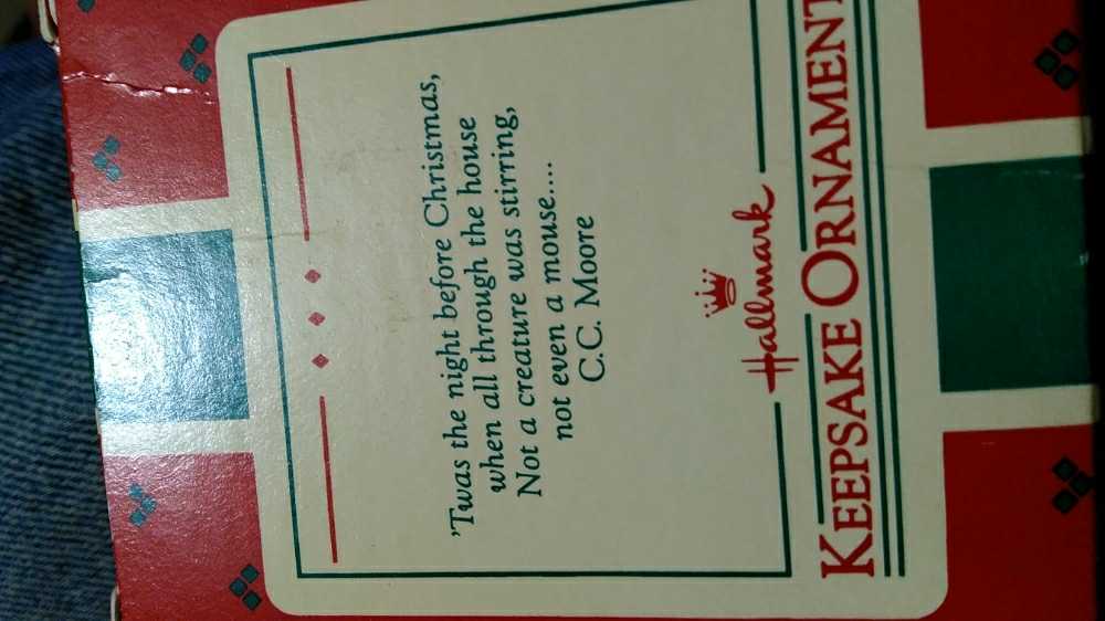 Night Before Christmas  (Mouse) ornament collectible - Main Image 2