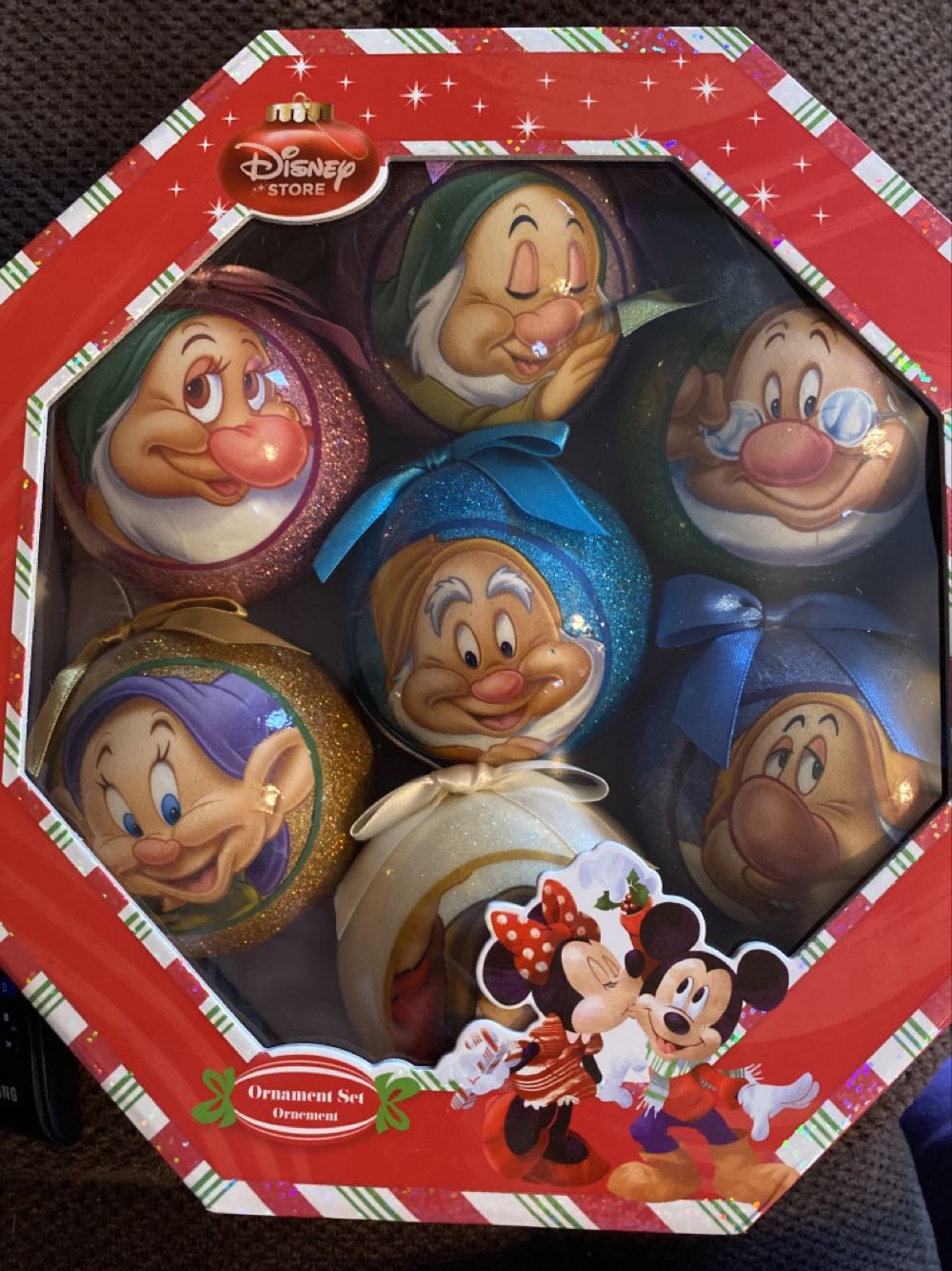 Seven Dwarfs Ornament Set Disney Store - Disney Store ornament collectible [Barcode 464342581519] - Main Image 2
