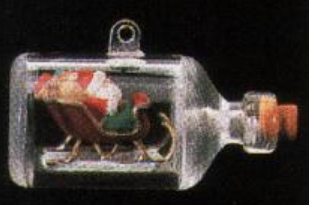 Miniature Noel RR Locomotive 1989-1998 10th Anniversary