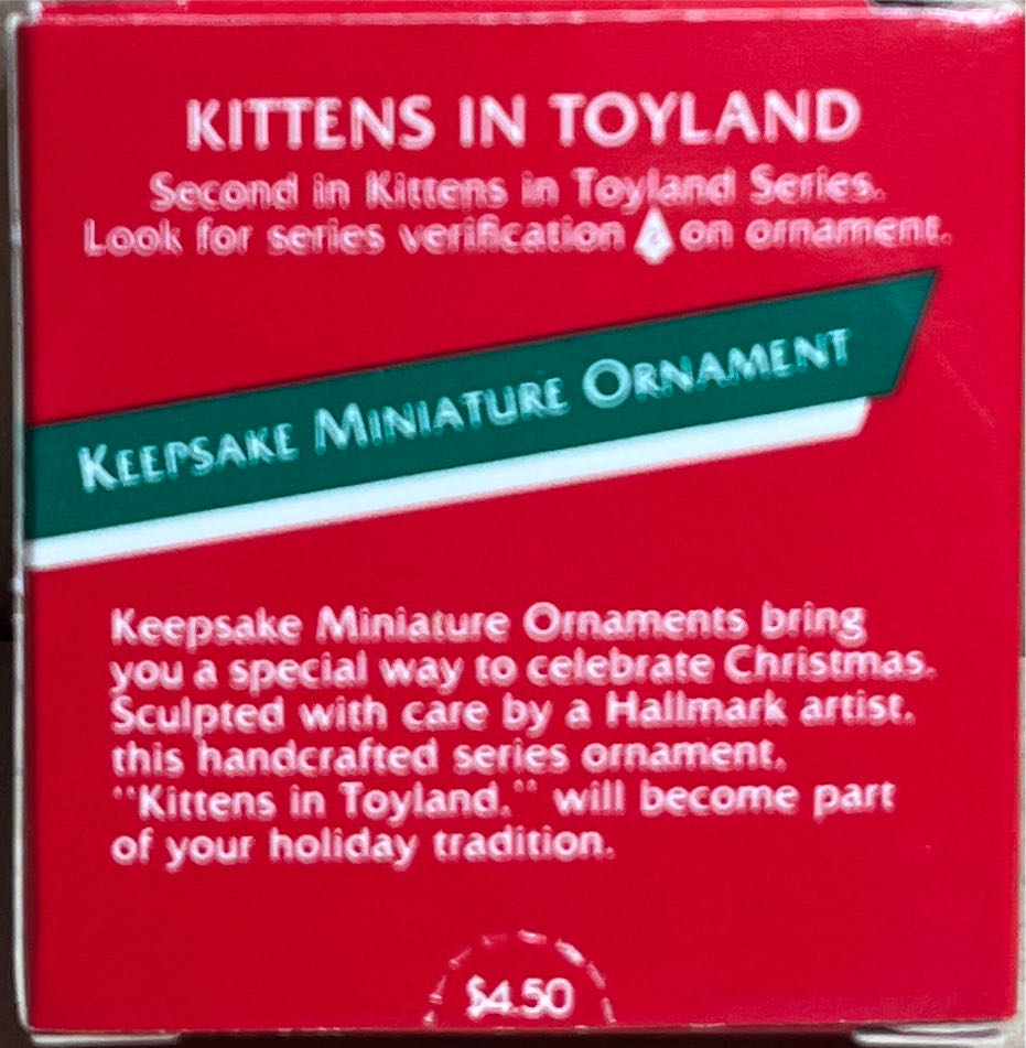 MO - KIT#2 - Miniature Kittens In Toyland (Keepsake Miniature) ornament collectible - Main Image 2