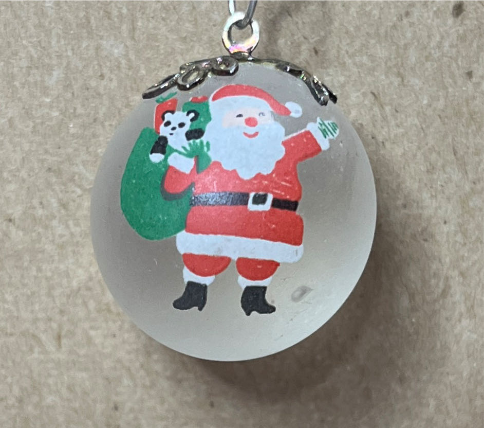 Happy Santa - Miniature (Santa) ornament collectible - Main Image 3