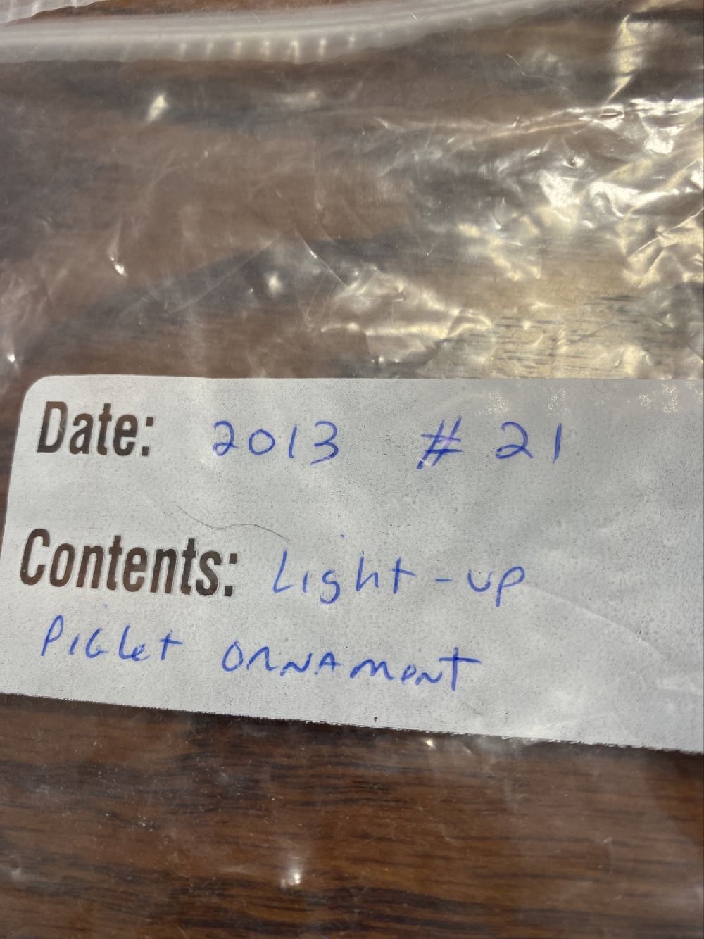 21-Light Up Pig  ornament collectible - Main Image 2