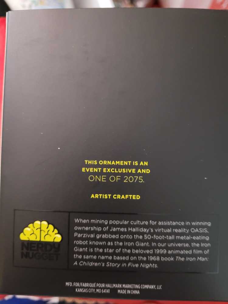 The Iron Giant - Ready Player One (Event Exclusive) ornament collectible - Main Image 2