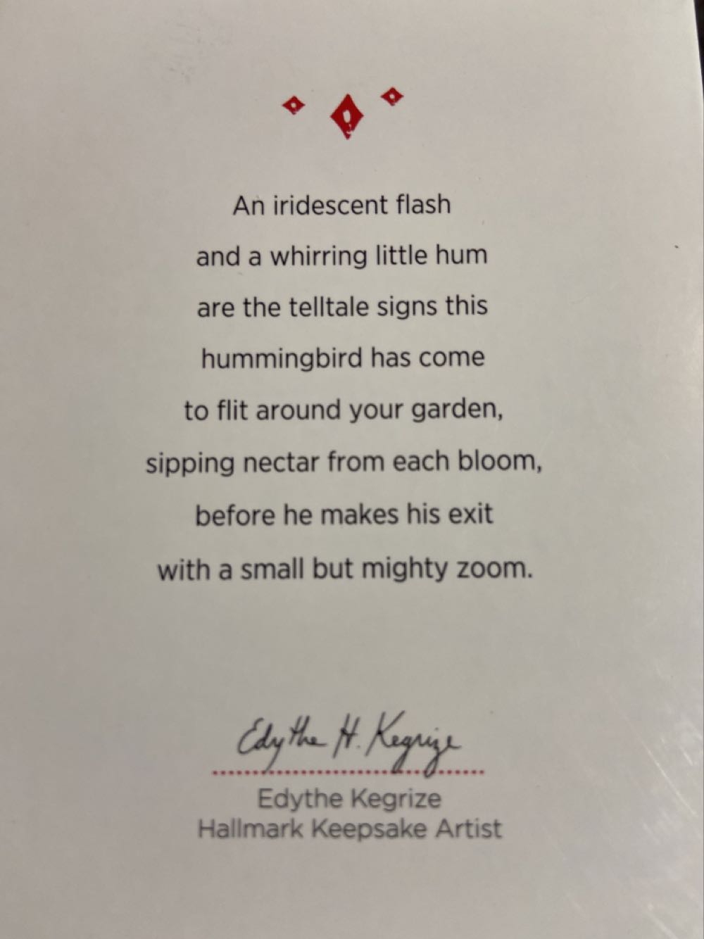 Hummingbird - Beauty Of Birds (Birds) ornament collectible - Main Image 2