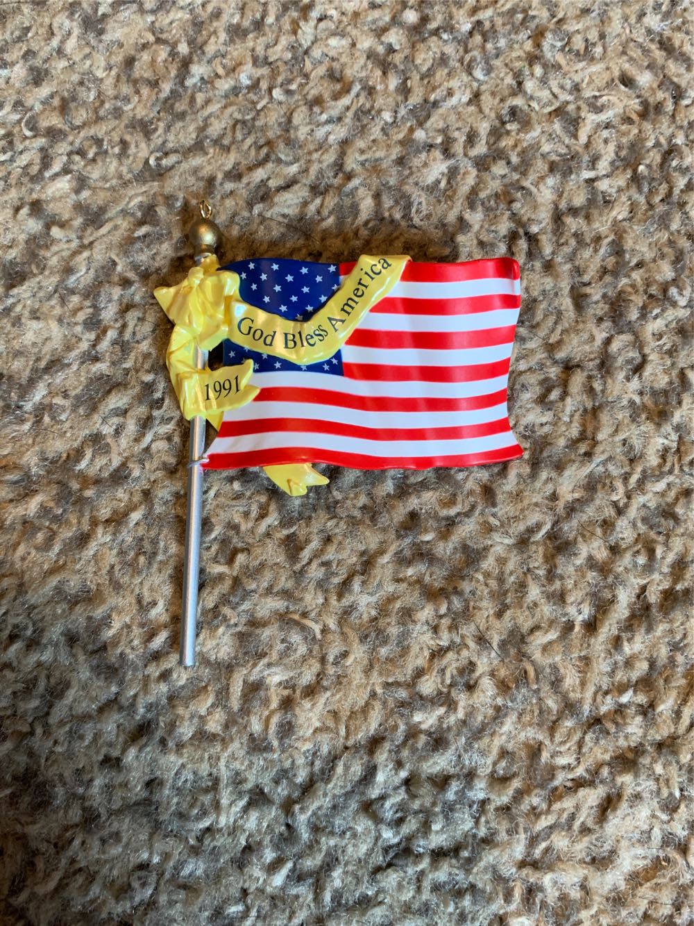 Flag Of Liberty  (Patriotic) ornament collectible [Barcode 070000027420] - Main Image 3