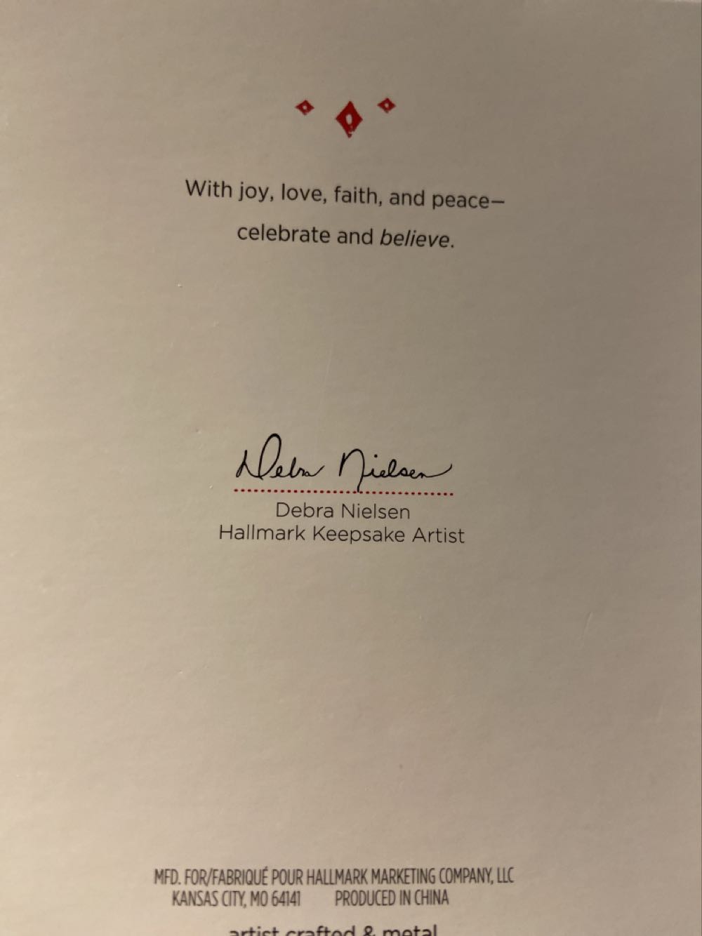 Celebrate Christmas  (Christmas Tree) ornament collectible [Barcode 763795986453] - Main Image 2