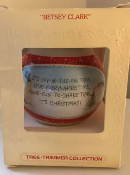 “Betsy Clark”  ornament collectible - Main Image 2