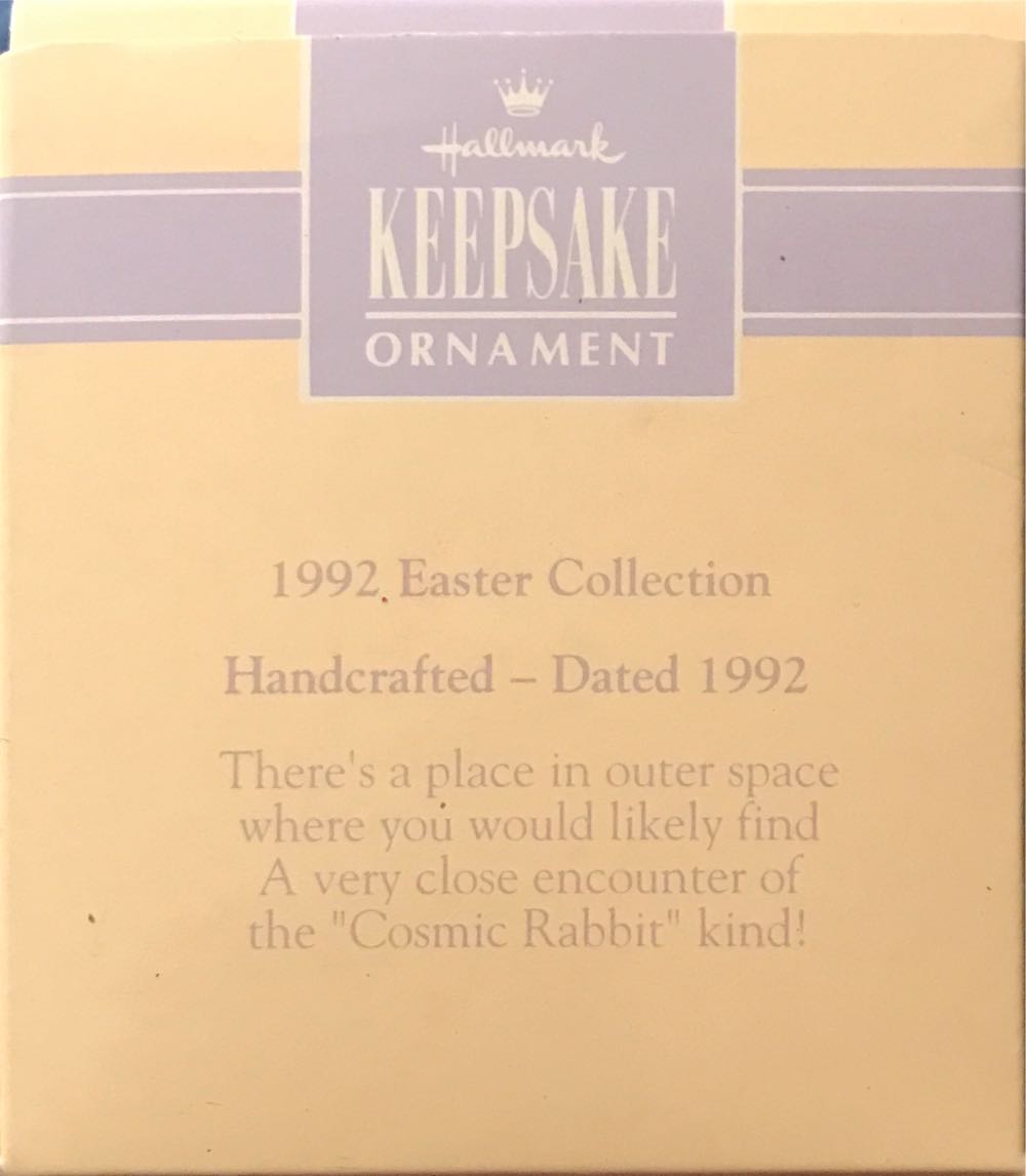 Cosmic Rabbit - Easter (Easter) ornament collectible [Barcode 070000045608] - Main Image 2