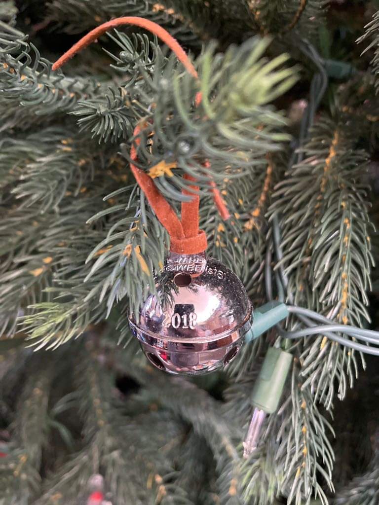 Babys First Xmas Bear Pink