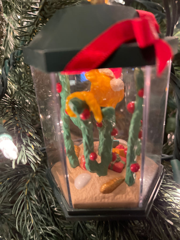 Mercury Glass Red Ball