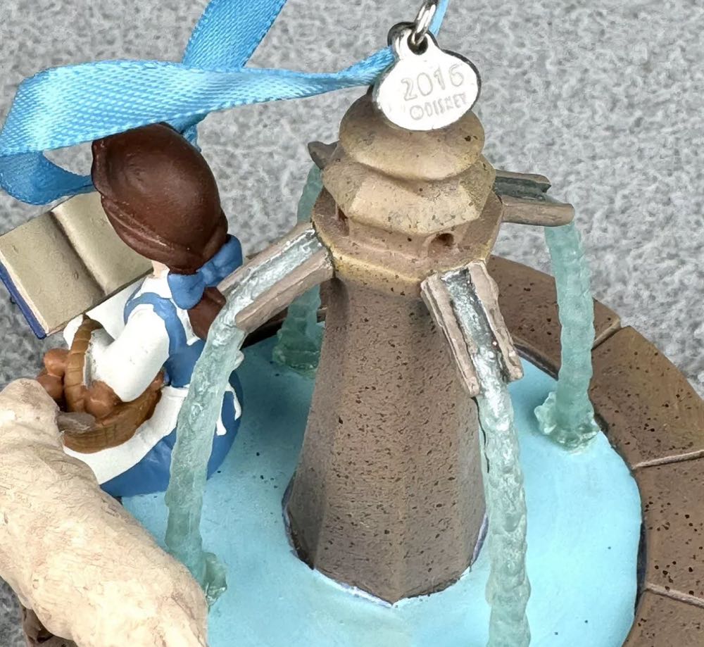 Belle Fountain Sketchbook Ornament - Disney Store (Disney’s beauty and the beast) ornament collectible - Main Image 3