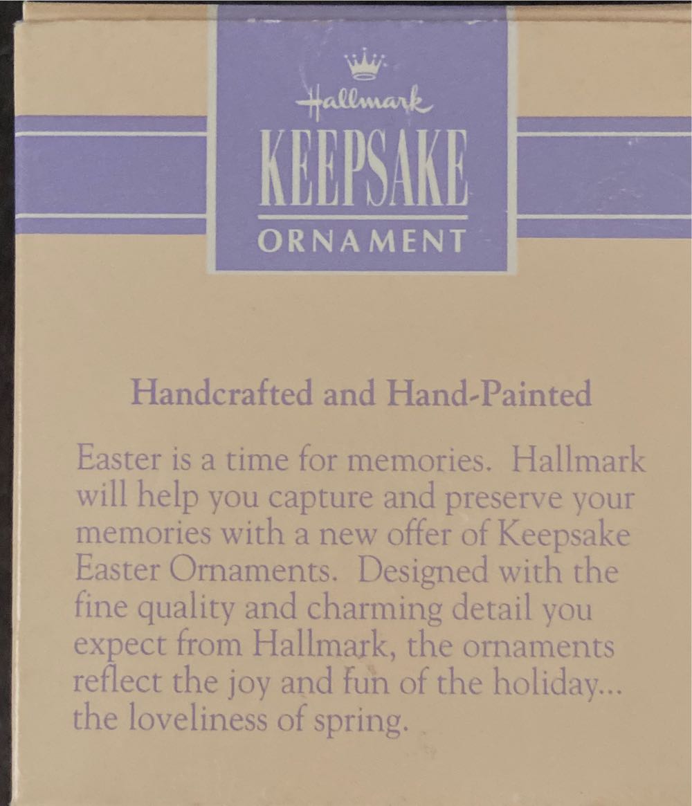 Hallmark Keepsake. Spring. 1990. Daughter. - Keepsake Ornament (Daughter) ornament collectible - Main Image 2