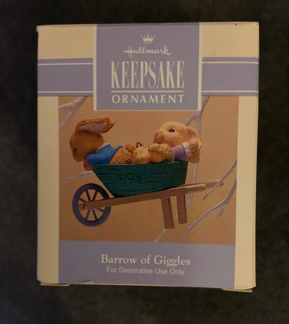 Hallmark Keepsake. Spring. 1993. Barrow Of Giggles. - Keepsake Ornament (Barrow Of Giggles) ornament collectible - Main Image 1