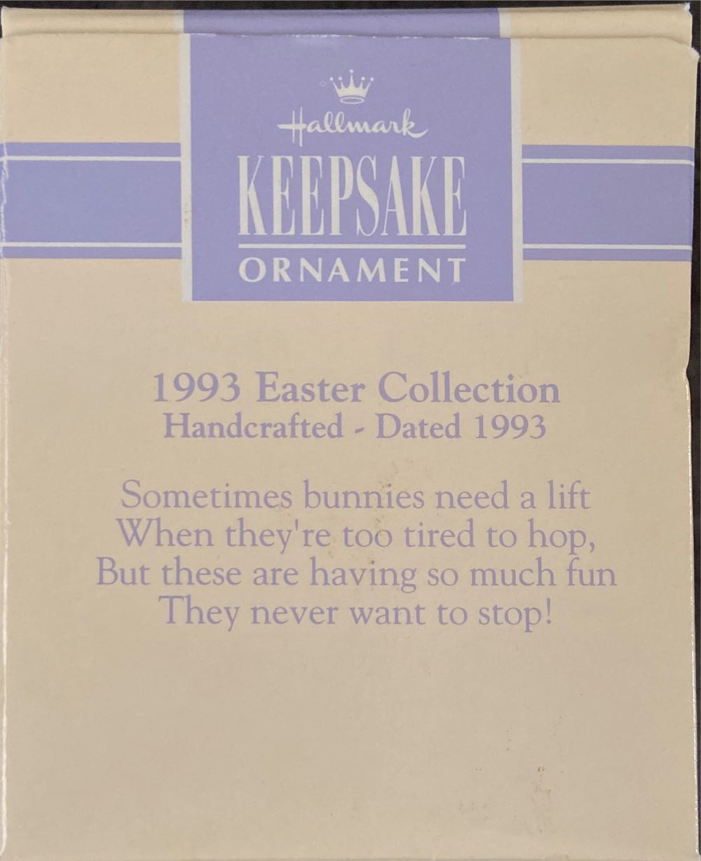 Hallmark Keepsake. Spring. 1993. Barrow Of Giggles. - Keepsake Ornament (Barrow Of Giggles) ornament collectible - Main Image 2