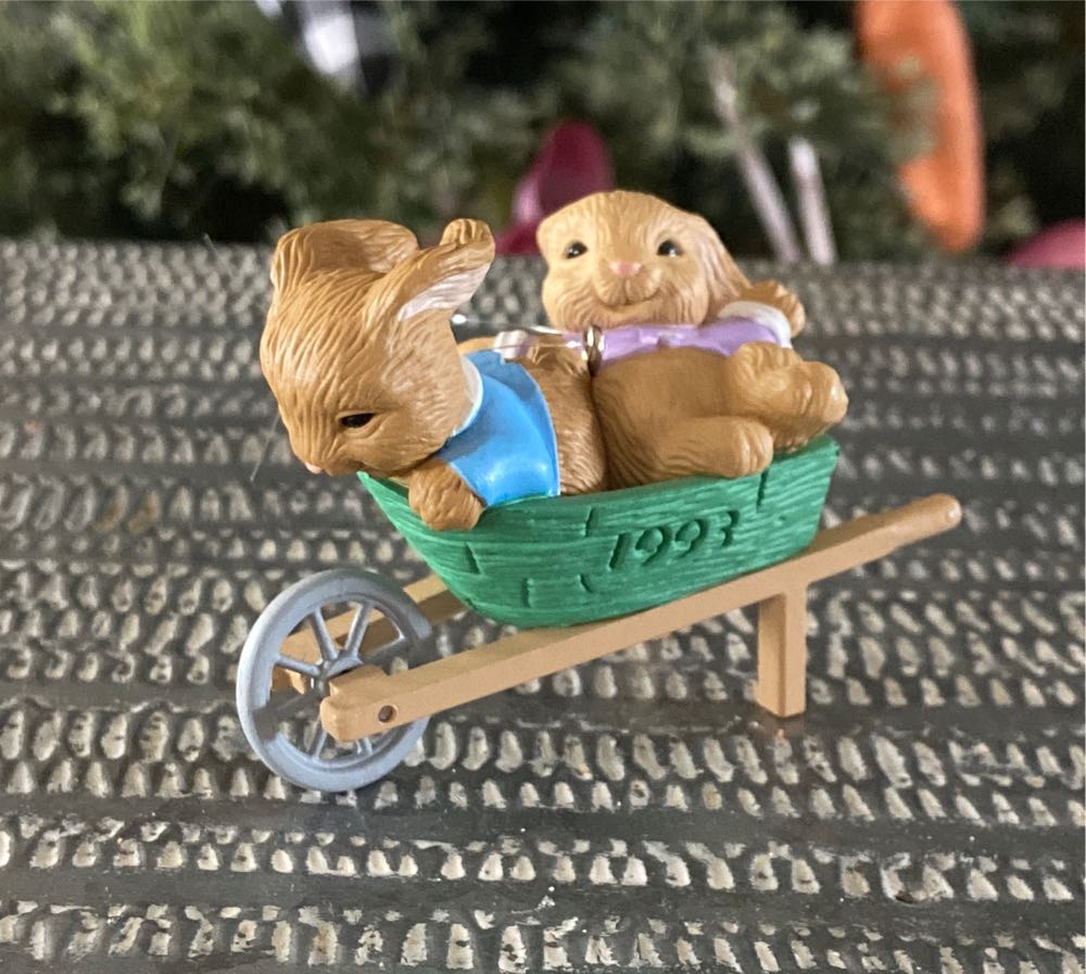 Hallmark Keepsake. Spring. 1993. Barrow Of Giggles. - Keepsake Ornament (Barrow Of Giggles) ornament collectible - Main Image 3