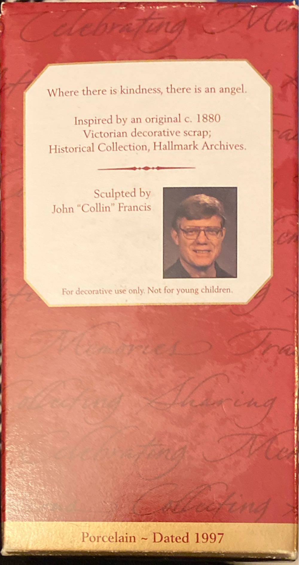 Angel Friend - Hallmark Archives Collection (Angels) ornament collectible [Barcode 015012378351] - Main Image 3