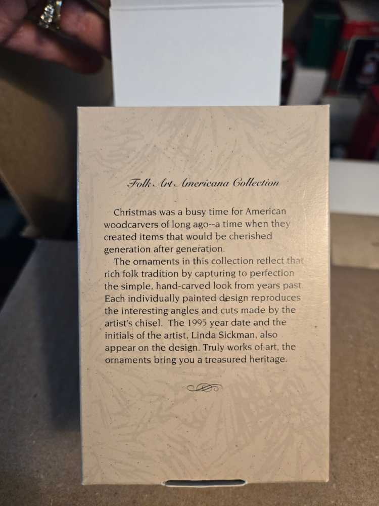 Learning To Skate - Folk Art Americana Collection (Showcase, Folk Art, Santa, Penguin) ornament collectible [Barcode 015012284263] - Main Image 2