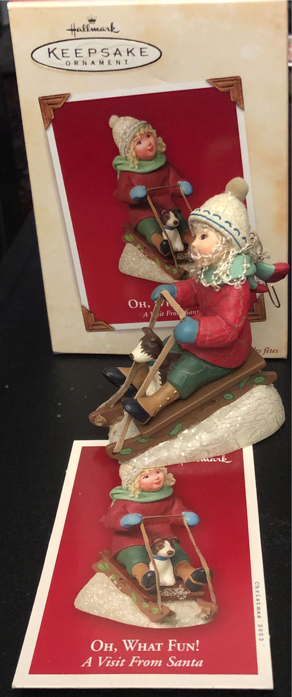 Oh, What Fun! - A Visit From Santa (A Visit From Santa) ornament collectible [Barcode 015012774740] - Main Image 4