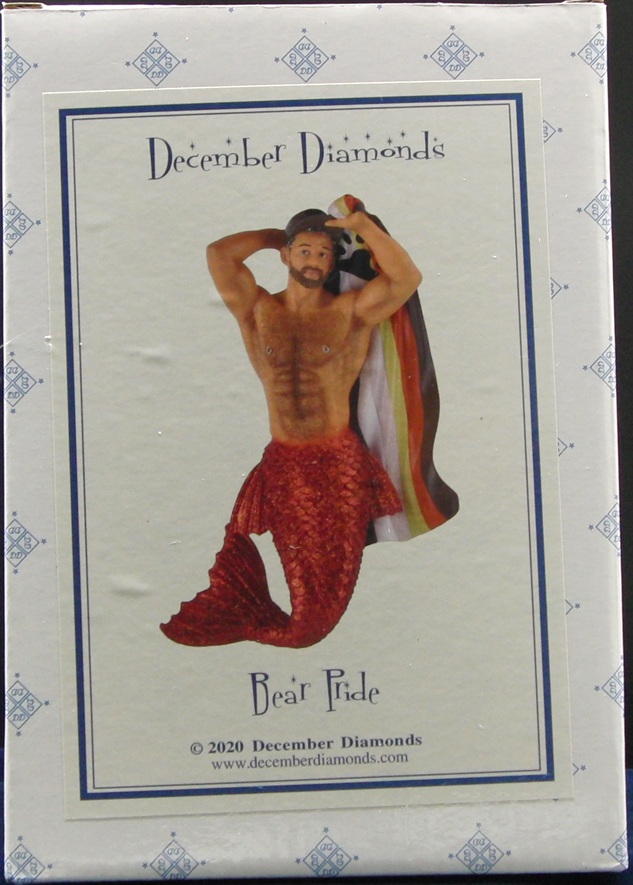 Bear Pride  - Mermen (One World, One Ocean, Let’s Protect It!) ornament collectible - Main Image 3