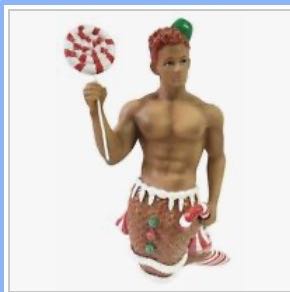 Ginger Treat Merman #55-55101 - It’s All About The Bling! (One World, One Ocean, Let’s Protect It!) ornament collectible - Main Image 1