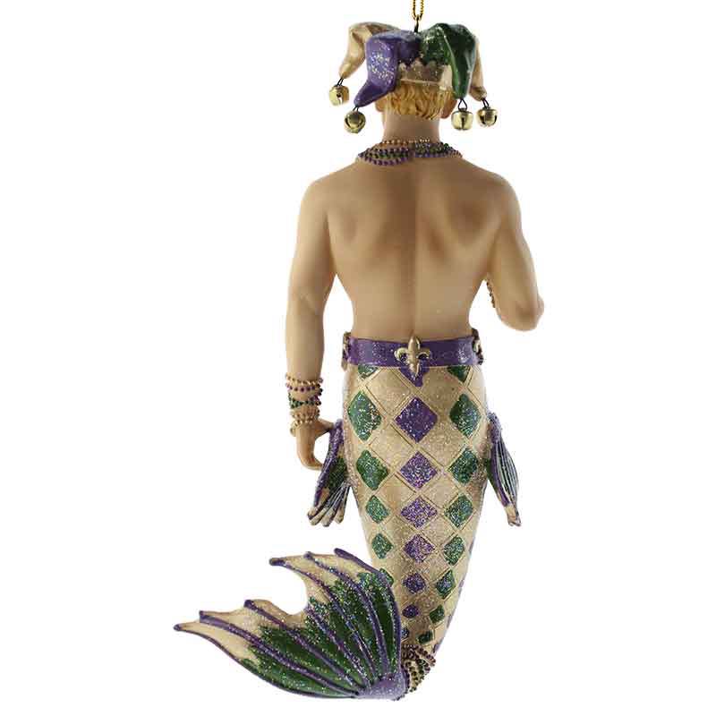 Cajun Jester Mardi Gras Merman #55 –90730  ornament collectible - Main Image 2