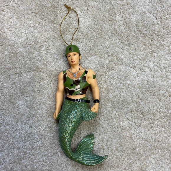 SARGE Military Soldier Merman #55-90318 RARE  ornament collectible - Main Image 2