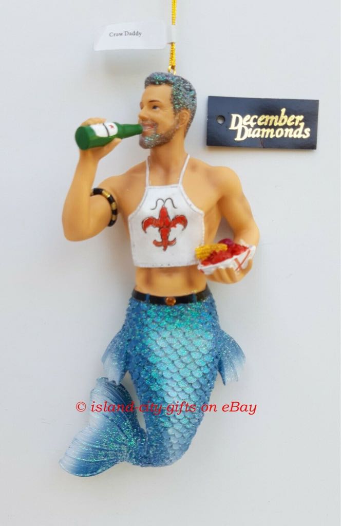 Craw Daddy Bayou Merman #55-55127 Crayfish ornament collectible - Main Image 1