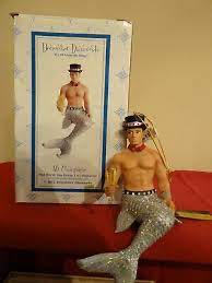 Mr. Champagne New Year Merman #55-90762  ornament collectible - Main Image 2