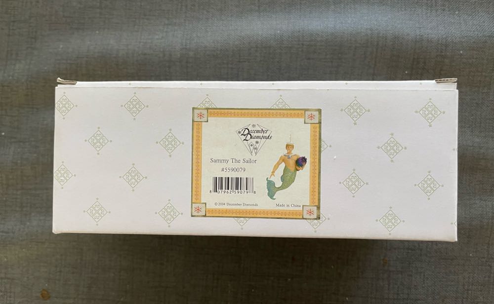 Sammy The Sailor Merman #55-90079 - It’s All About The Bling! (One World, One Ocean, Let’s Protect It!) ornament collectible - Main Image 3