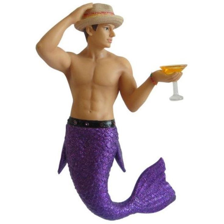 South Beach Merman #55-90801 RETIRED  ornament collectible - Main Image 2