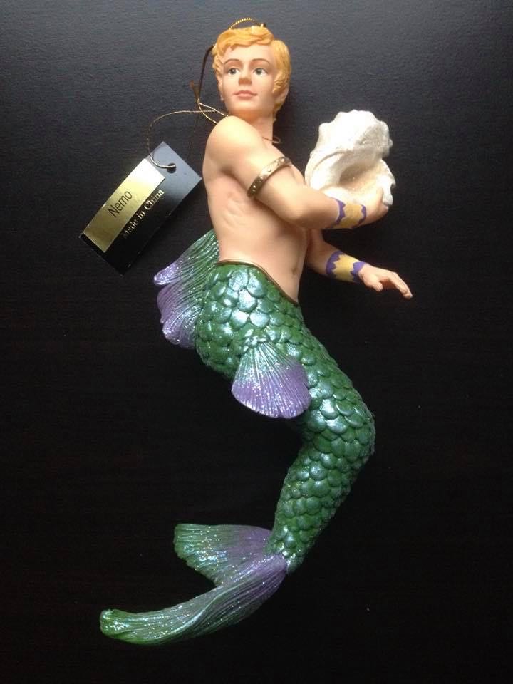Nemo Merman #55-20010 - It’s All About The Bling! (One World, One Ocean, Let’s Protect It!) ornament collectible - Main Image 2